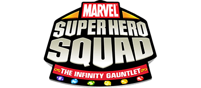 Marvel Super Hero Squad: The Infinity Gauntlet title screen for Wii